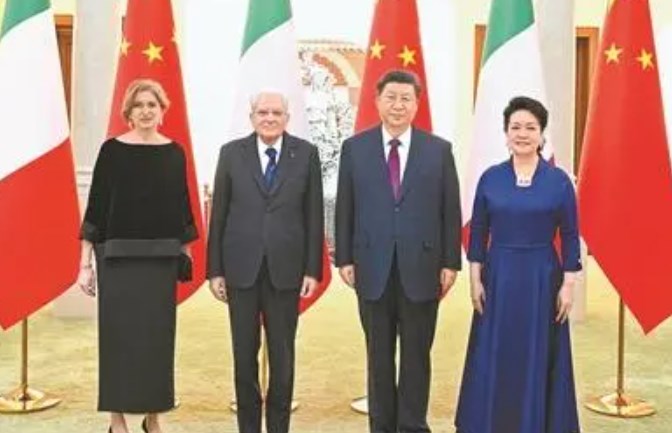 习近平同意大利总统马塔雷拉会谈